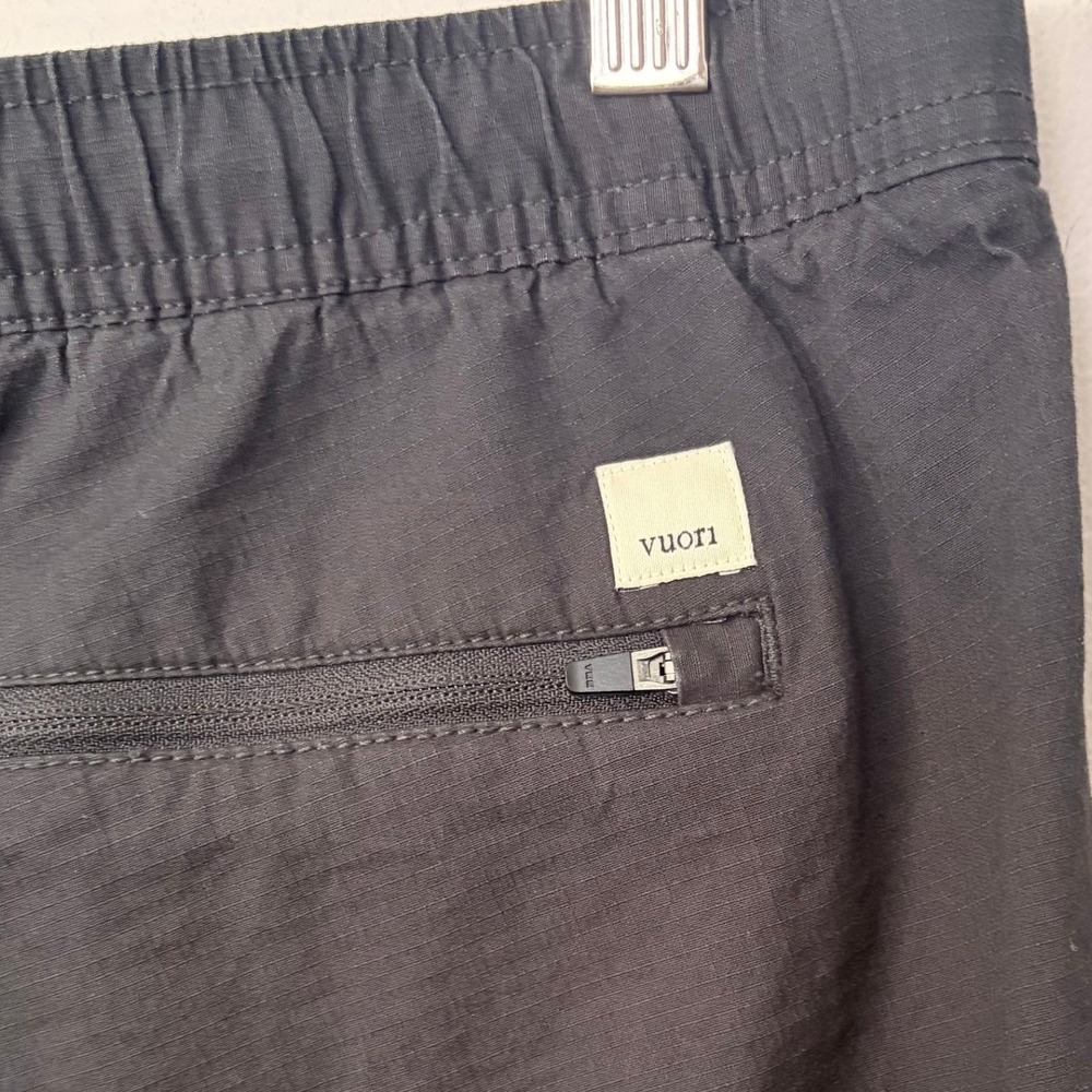 Vuori Pants Ripstop Climber Mens Large Charcoal Black Stretch Utility Hiking - Picture 3 of 9